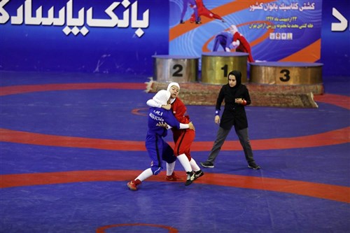 Classic Women Wrestling Team Trials in Iran